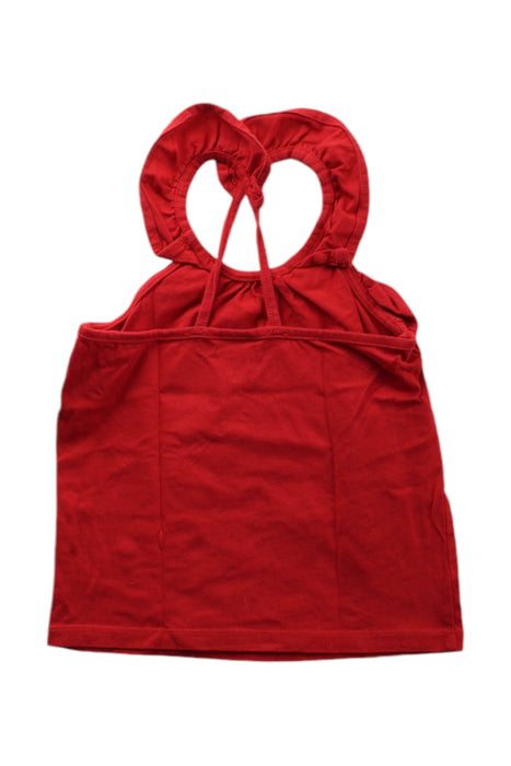 A Red Sleeveless Tops from Sergent Major in size 3T for girl. (Back View)