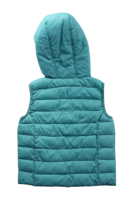 A Green Outerwear Vests from Joules in size 2T for girl. (Back View)