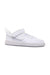 A White Sneakers from Nike in size 4T for girl. (Front View)