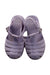 A Purple Sandals from Liewood in size 4T for girl. (Back View)