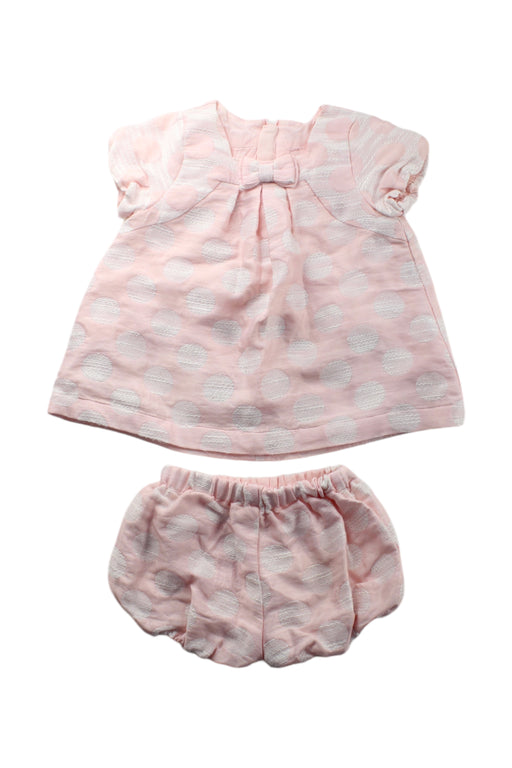 A Pink Dress Sets from Chickeeduck in size 12-18M for girl. (Front View)