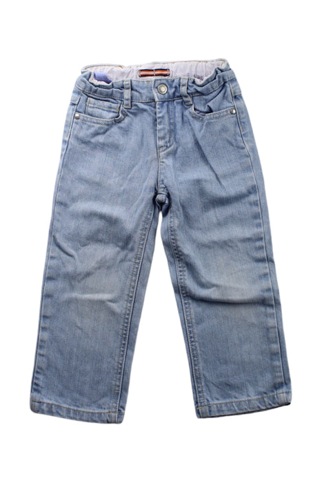 A Blue Jeans from Jacadi in size 18-24M for boy. (Front View)