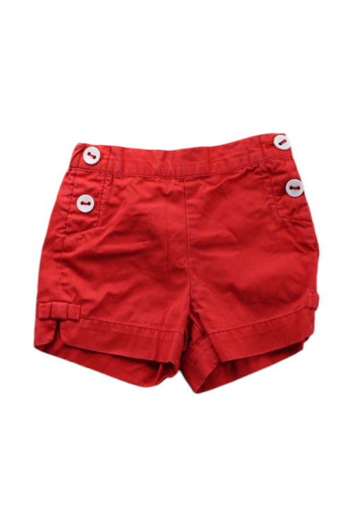 A Red Shorts from Jacadi in size 18-24M for girl. (Front View)