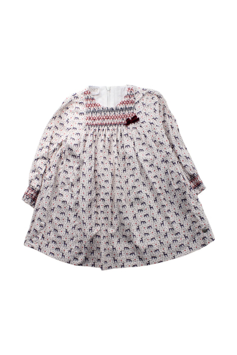 A White Long Sleeve Dresses from Paz Rodriguez in size 2T for girl. (Front View)