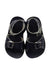 A Purple Sandals from Sun-San in size 12-18M for girl. (Back View)