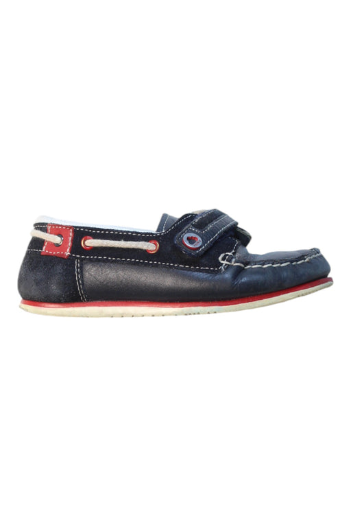 A Blue Loafers & Moccasins from Mayoral in size 4T for boy. (Front View)