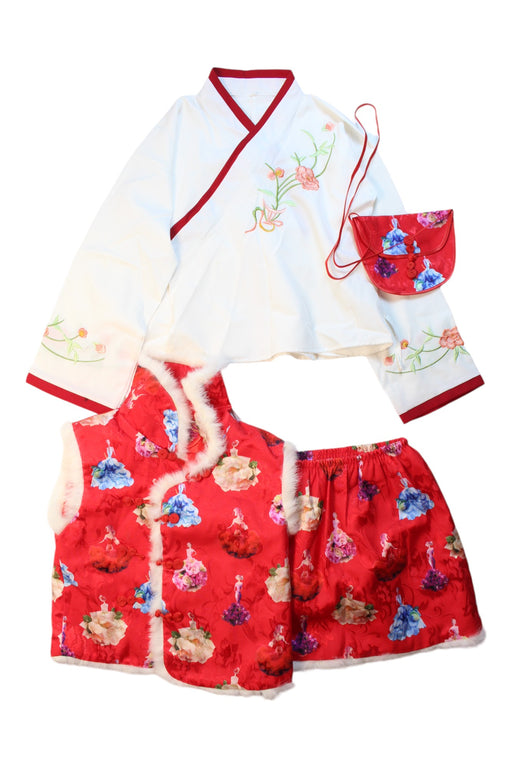 A Red Halloween Costumes from Retykle in size 8Y for girl. (Front View)