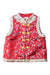 A Red Dress Up Vests from Mides in size 3T for girl. (Front View)