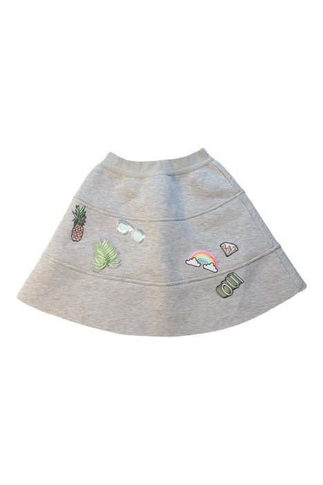 A Grey Short Skirts from Gingersnaps in size 6T for girl. (Front View)