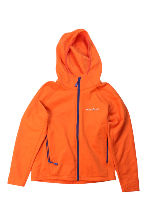 A Orange Zippered Sweatshirts from Mont-bell in size 7Y for neutral. (Front View)