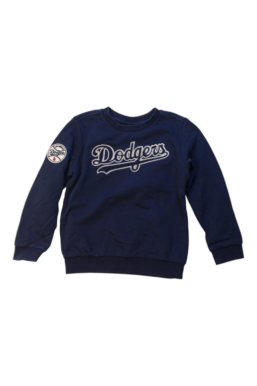 A Blue Crewneck Sweatshirts from MLB in size 4T for boy. (Front View)