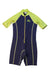 A Navy Wetsuits from Aropec in size 8Y for boy. (Front View)