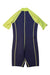 A Navy Wetsuits from Aropec in size 8Y for boy. (Back View)