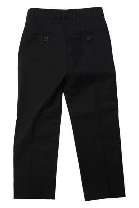 A Black Casual Pants from Boss in size 6T for boy. (Back View)