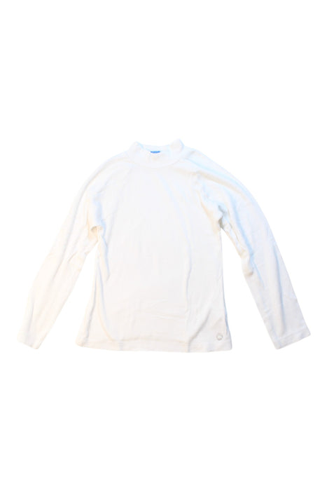 A White Long Sleeve Tops from Mayoral in size 6T for girl. (Front View)