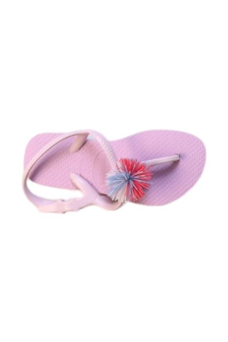 A Multicolour Sandals from Havaianas in size 5T for girl. (Front View)