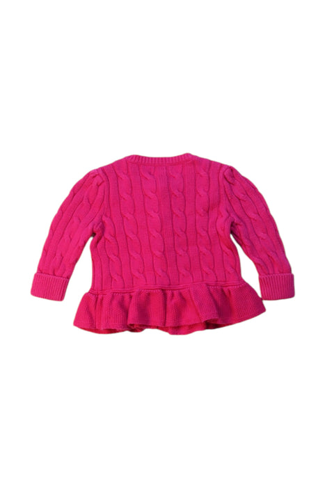 A Pink Cardigans from Ralph Lauren in size 3-6M for girl. (Back View)