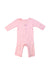 A Pink Long Sleeve Jumpsuits from Bout'Chou in size 3-6M for girl. (Front View)