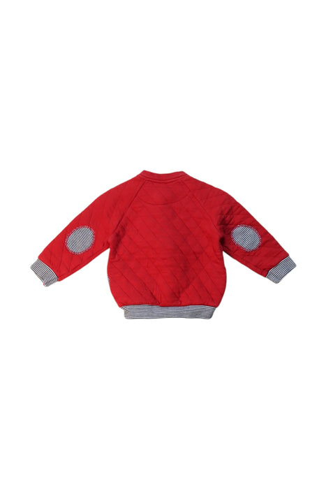 A Multicolour Puffer/Quilted Jackets from Petit Bateau in size 6-12M for boy. (Back View)