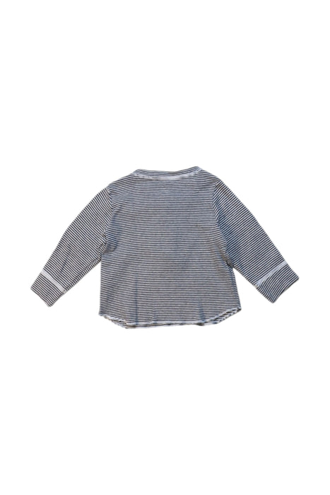 A Black Long Sleeve Tops from Petit Bateau in size 3-6M for boy. (Back View)