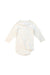 A White Long Sleeve Bodysuits from Petit Bateau in size 3-6M for neutral. (Back View)