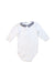 A White Long Sleeve Bodysuits from Bonpoint in size 6-12M for boy. (Front View)