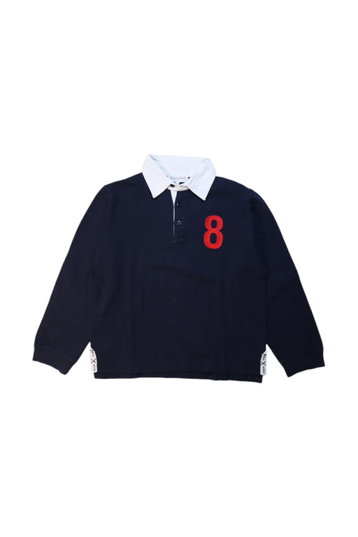 A Multicolour Long Sleeve Polos from Excuse My French in size 10Y for boy. (Front View)