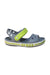 A Green Sandals from Crocs in size 3T for boy. (Front View)