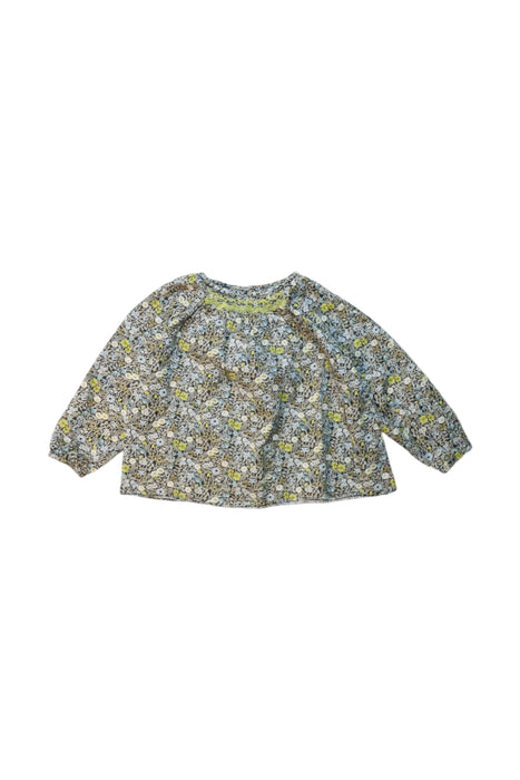 A Multicolour Long Sleeve Tops from Jacadi in size 12-18M for girl. (Front View)