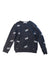 A Black Crewneck Sweatshirts from Calvin Klein in size 6T for boy. (Front View)