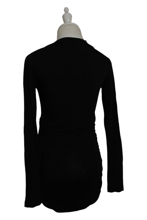 A Black Long Sleeve Dresses from Isabella Oliver in size XS for maternity. (Back View)