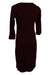 A Burgundy Long Sleeve Dresses from Isabella Oliver in size XS for maternity. (Back View)