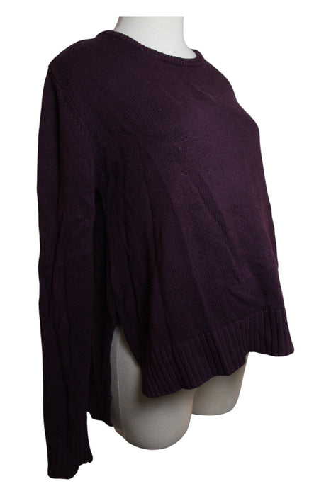 A Purple Knit Sweaters from Seraphine in size S for maternity. (Front View)