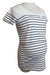 A Navy Short Sleeve Dresses from Jojo Maman Bébé in size S for maternity. (Front View)