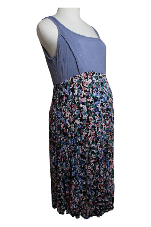 A Multicolour Sleeveless Dresses from Seraphine in size S for maternity. (Front View)