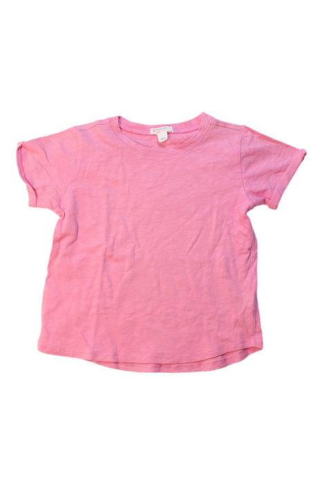 A Pink Short Sleeve T Shirts from Crewcuts in size 4T for girl. (Front View)