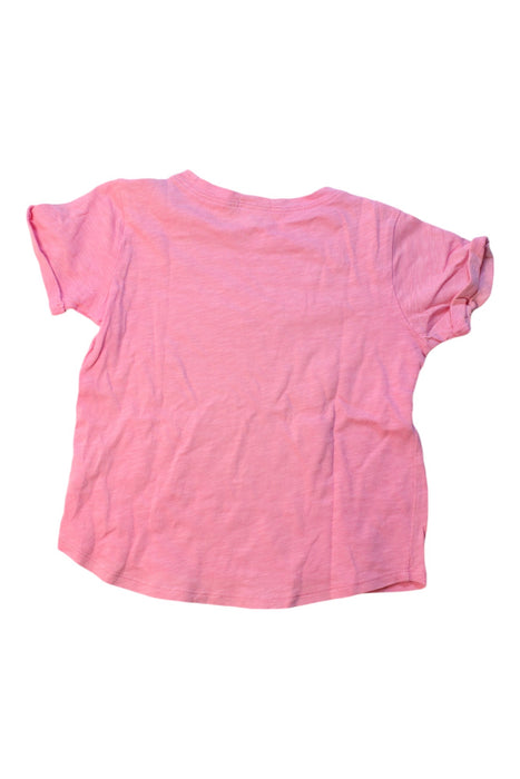 A Pink Short Sleeve T Shirts from Crewcuts in size 4T for girl. (Back View)