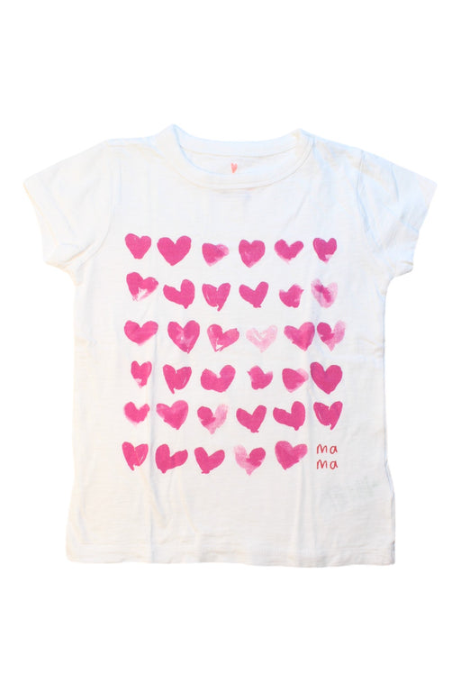 A Pink Short Sleeve T Shirts from Crewcuts in size 4T for girl. (Front View)