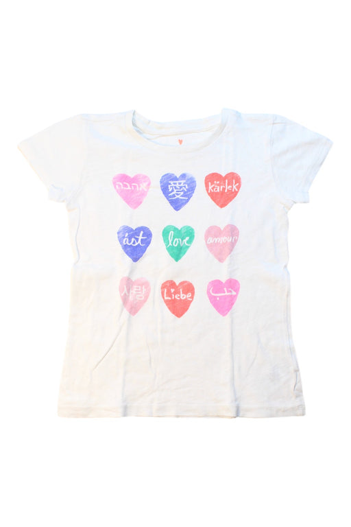 A Multicolour Short Sleeve T Shirts from Crewcuts in size 7Y for girl. (Front View)