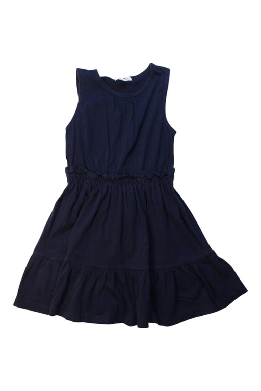 A Navy Sleeveless Dresses from Crewcuts in size 5T for girl. (Front View)