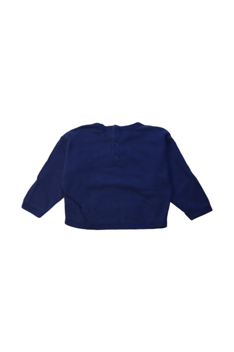 A White Crewneck Sweatshirts from Petit Bateau in size 3T for boy. (Back View)