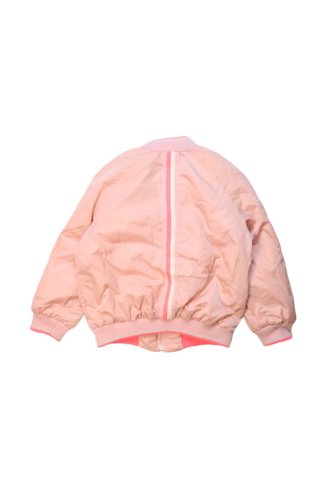 A Pink Lightweight Jackets from Bonpoint in size 4T for girl. (Back View)