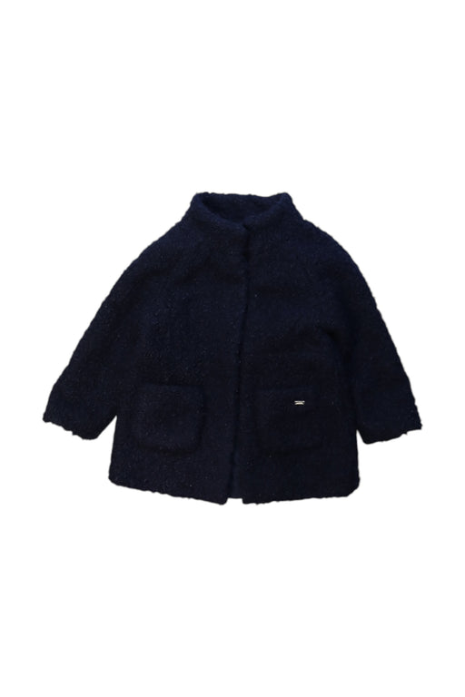 A Navy Coats from Mayoral in size 2T for girl. (Front View)