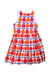 A Multicolour Sleeveless Dresses from Jacadi in size 5T for girl. (Back View)