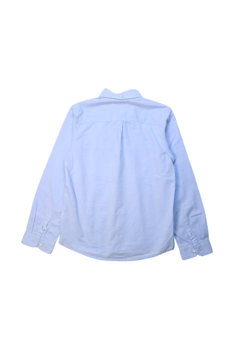 A Blue Long Sleeve Shirts from Gingersnaps in size 10Y for boy. (Back View)