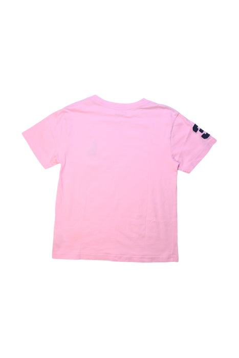 A Pink Short Sleeve T Shirts from Polo Ralph Lauren in size 6T for girl. (Back View)