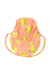 A Peach Sun Hats from Hakka in size S for girl. (Front View)