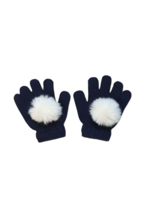 A Navy Gloves & Mittens from Seed in size S for girl. (Front View)