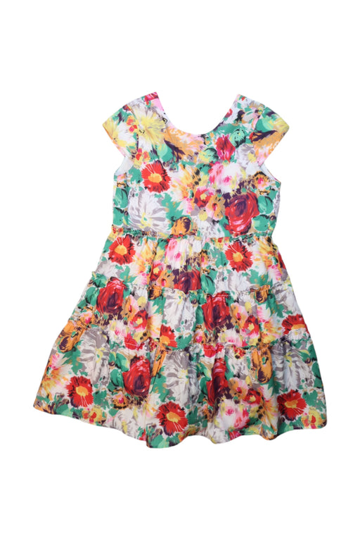 A Multicolour Short Sleeve Dresses from Mabel + Honey in size 5T for girl. (Front View)