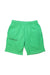 A Green Shorts from Pangaia in size 7Y for boy. (Front View)